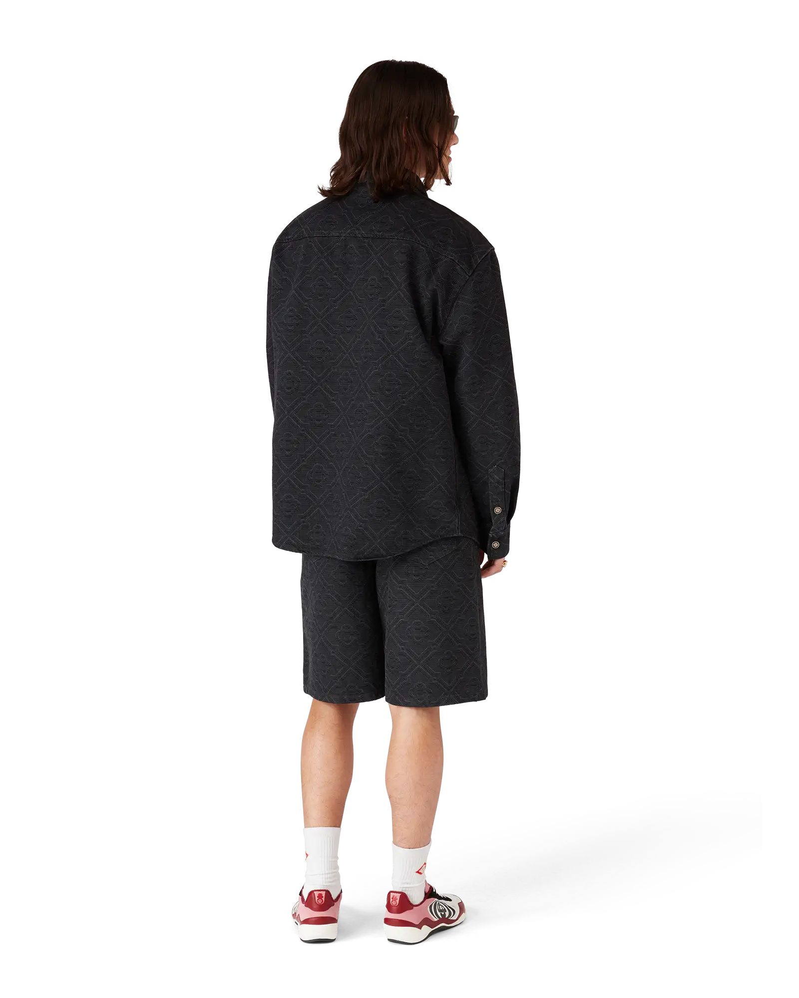 Laser Monogram Denim Shorts - Image 3
