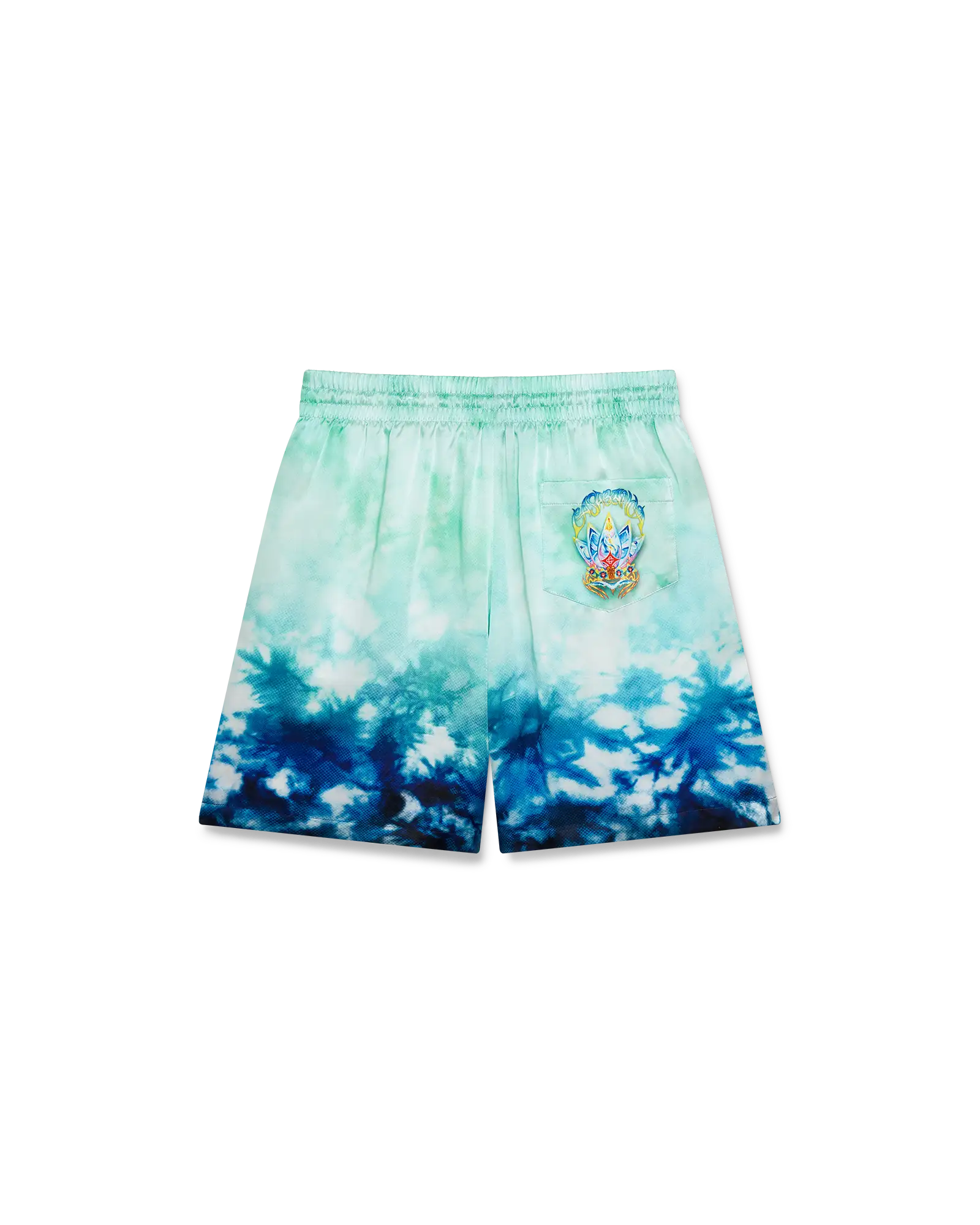 Surf Lotus Silk Shorts - Image 6