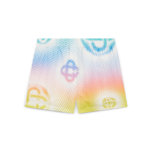Half Tone Logo Silk Shorts