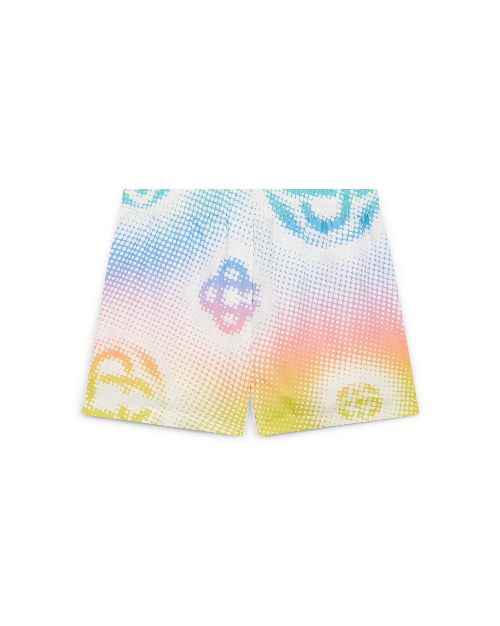 Half Tone Logo Silk Shorts