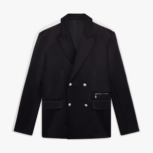 Black Sports Scuba Tailored Jacket