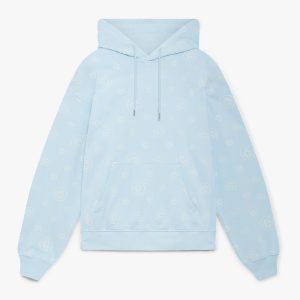 Applique Monogram Hooded Sweatshirt