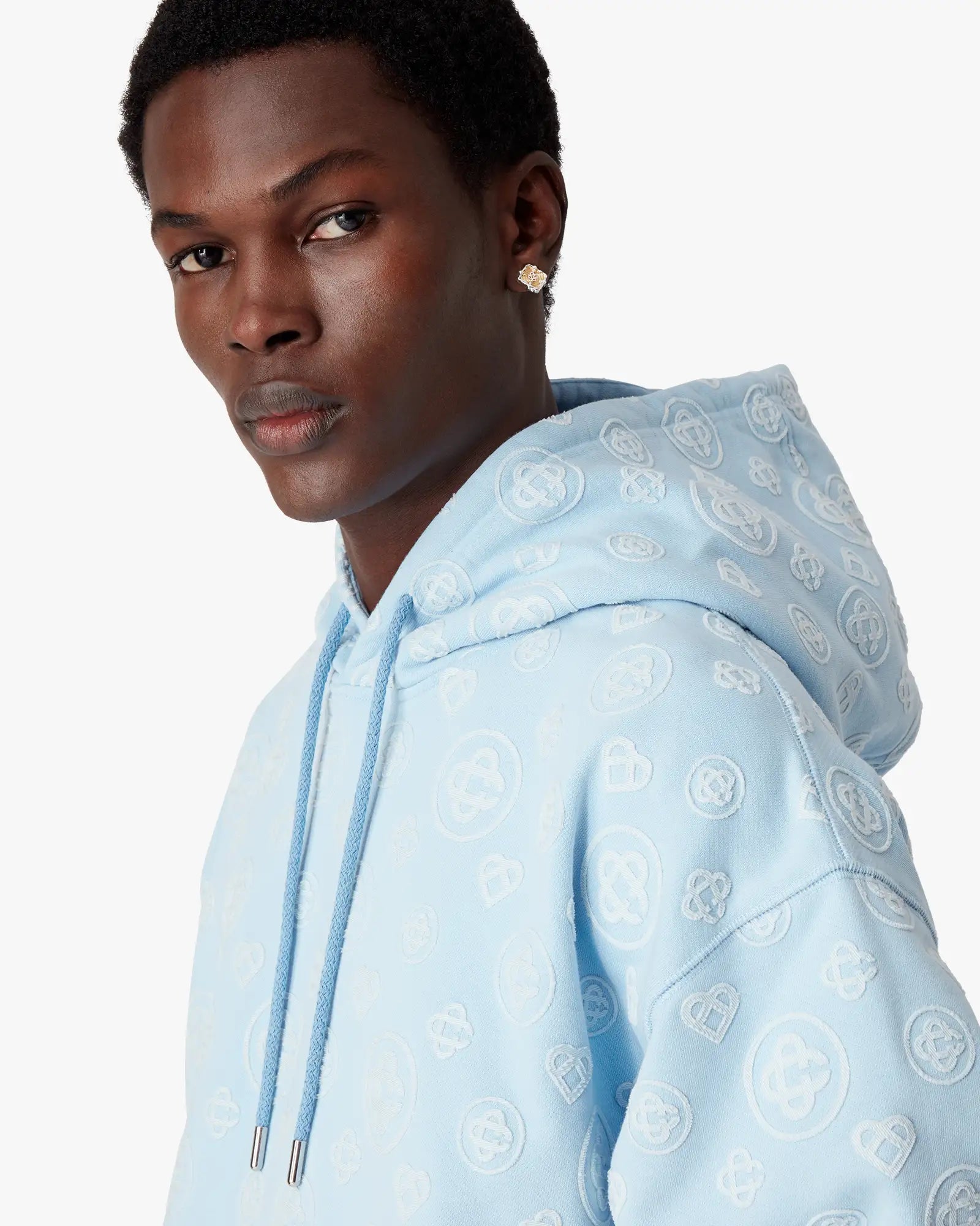 Applique Monogram Hooded Sweatshirt - Image 5