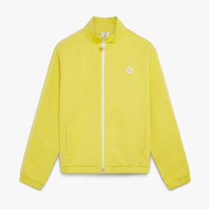 Lime Monogram Jacquard Track Jacket