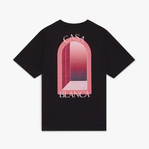 Black & Pink Arches Short Sleeve T-Shirt