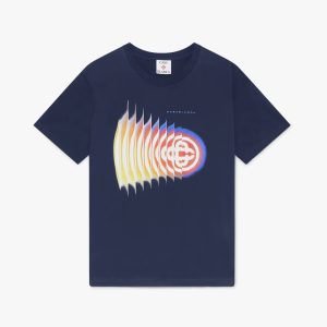 Navy Shockwave Short Sleeve T-Shirt
