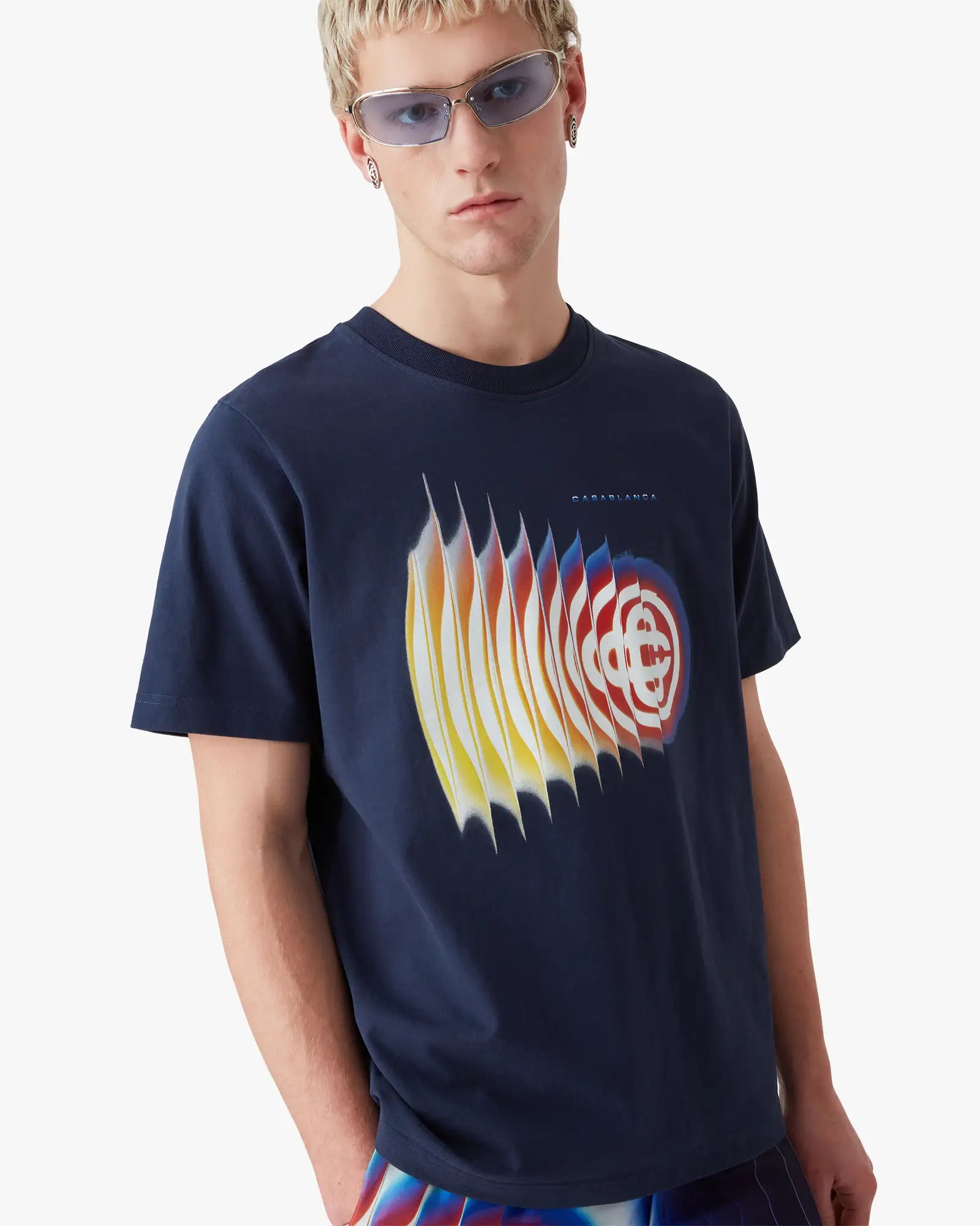 Navy Shockwave Short Sleeve T-Shirt - Image 5