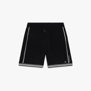 Black Mesh Shorts