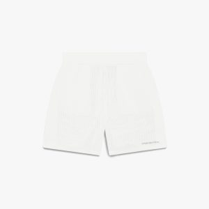 White Mesh Shorts