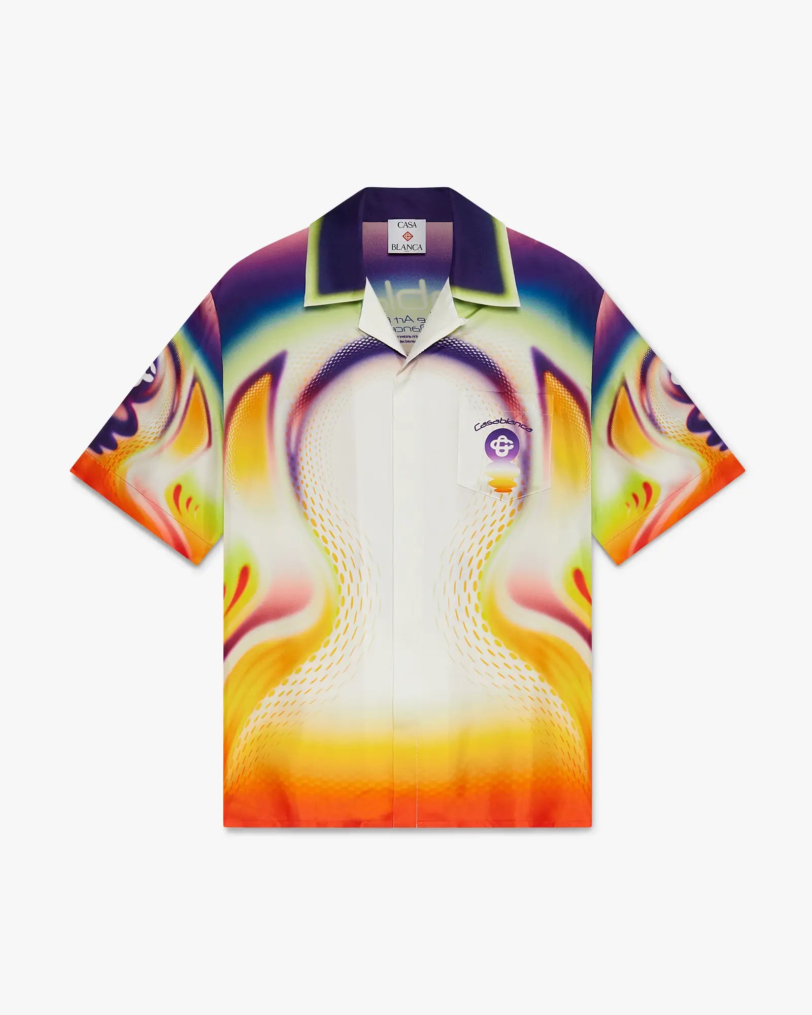 Sporchid Short Sleeve Silk Shirt