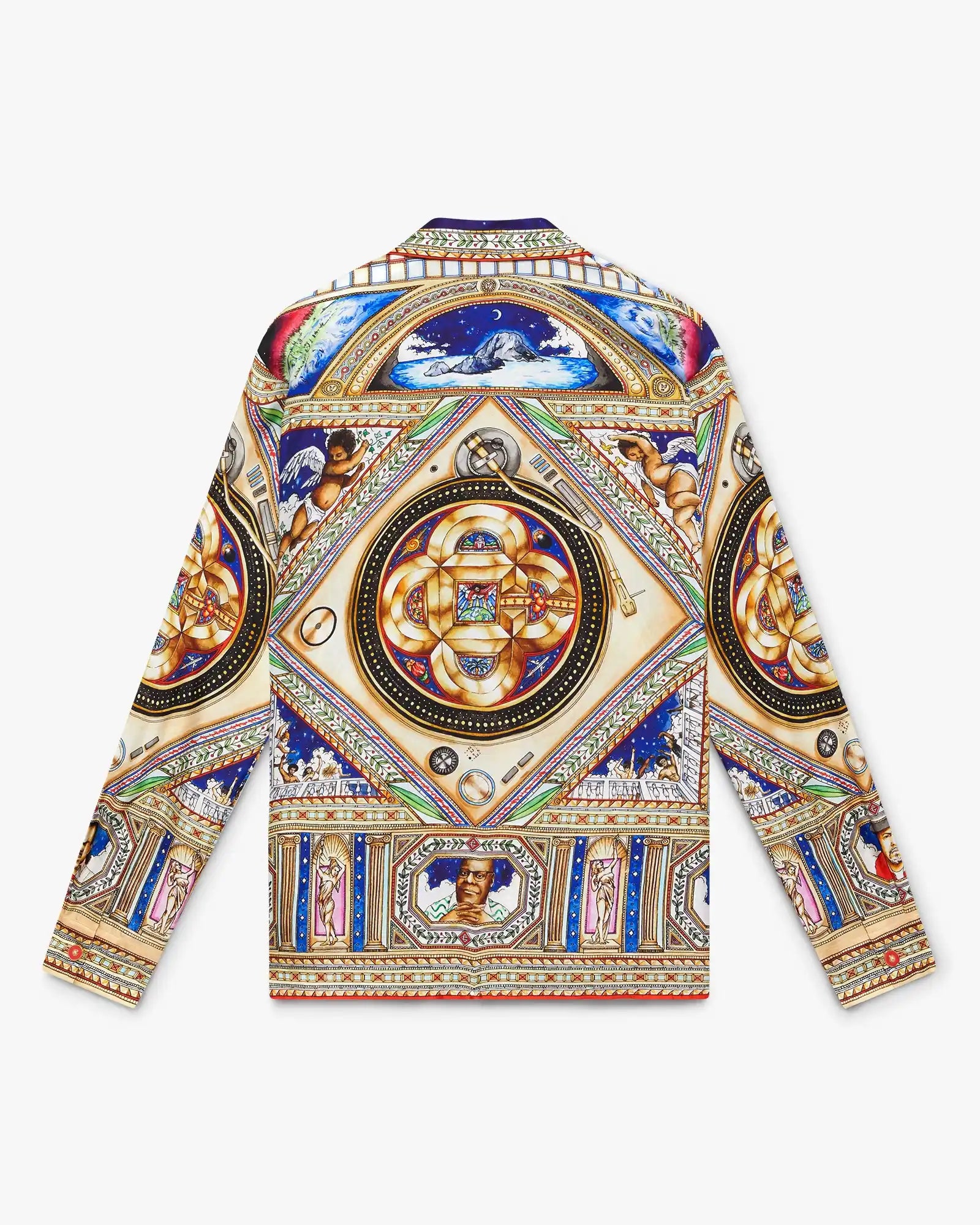 Plafond Orne De Musique Long Sleeve Silk Shirt - Image 6