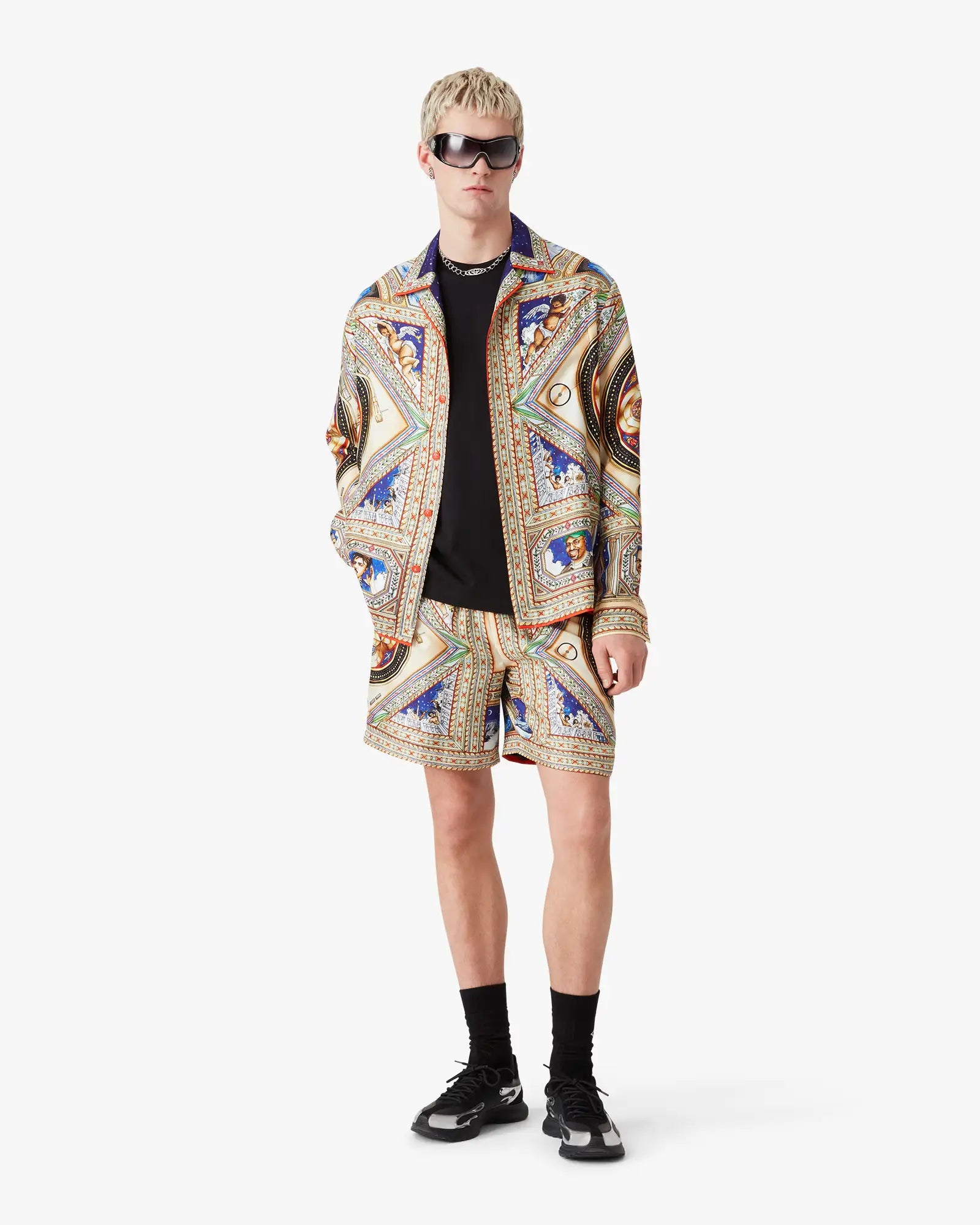 Plafond Orne De Musique Long Sleeve Silk Shirt - Image 2