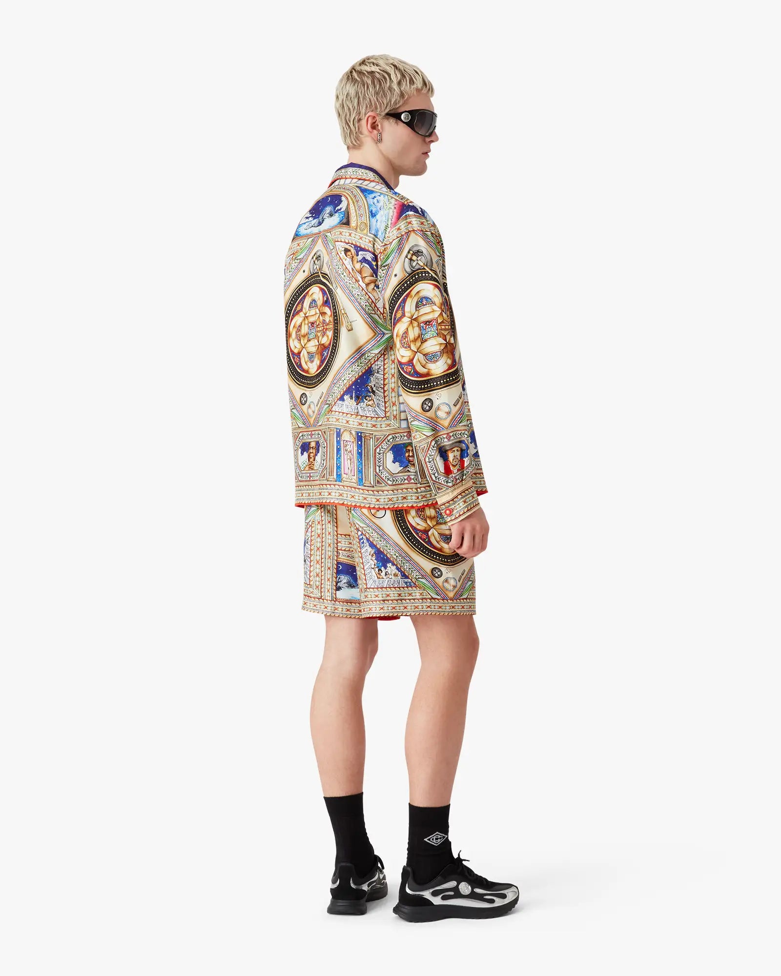 Plafond Orne De Musique Long Sleeve Silk Shirt - Image 3