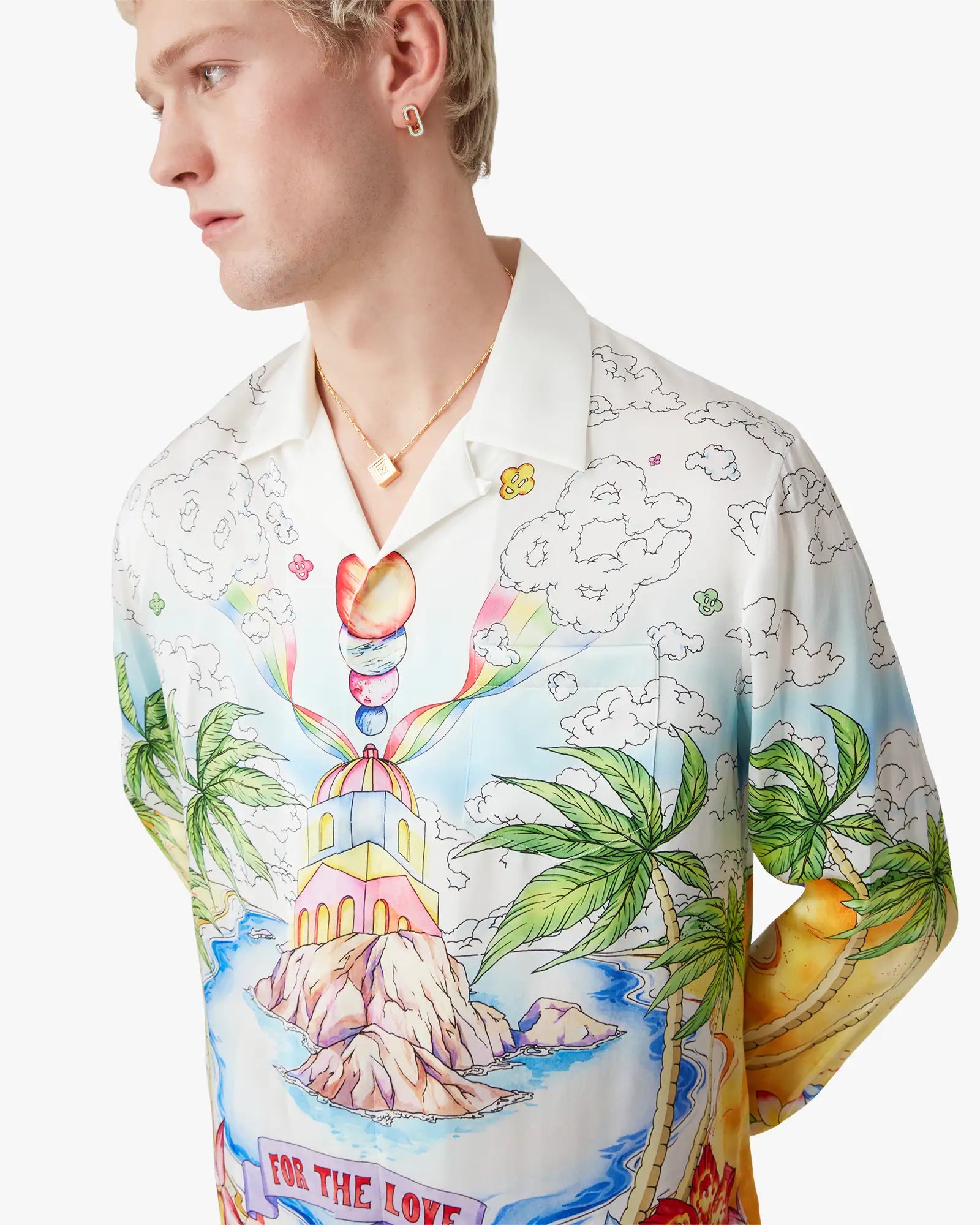 Better Days Long Sleeve Silk Shirt - Image 5