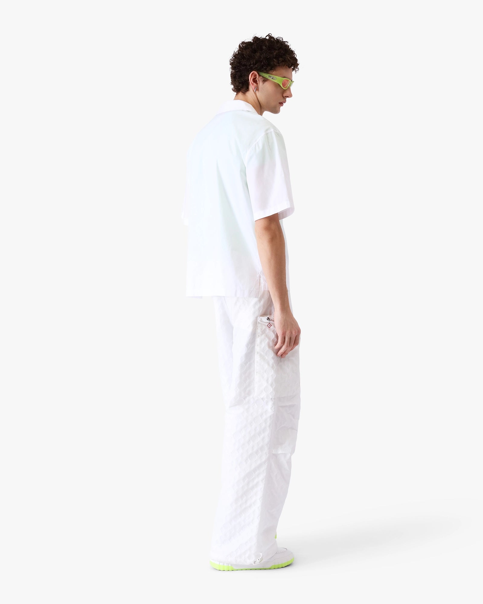 Collage D'Icones Graphiques Embroidered Short Sleeve Shirt - Image 3