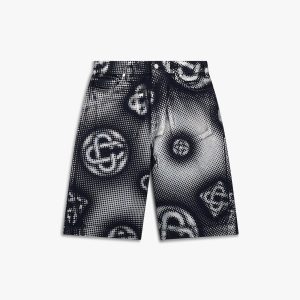 Pearlescent Monogram Denim Shorts