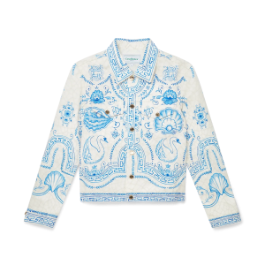 Plat A Dessert Blanc Classic Denim Jacket