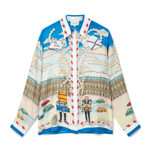 Place Casa Long Sleeve Silk Shirt