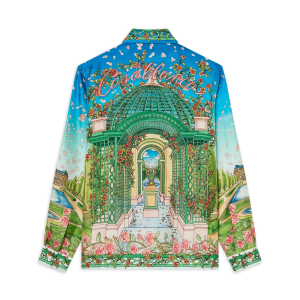 L'Amour En Fleur Long Sleeve Silk Shirt