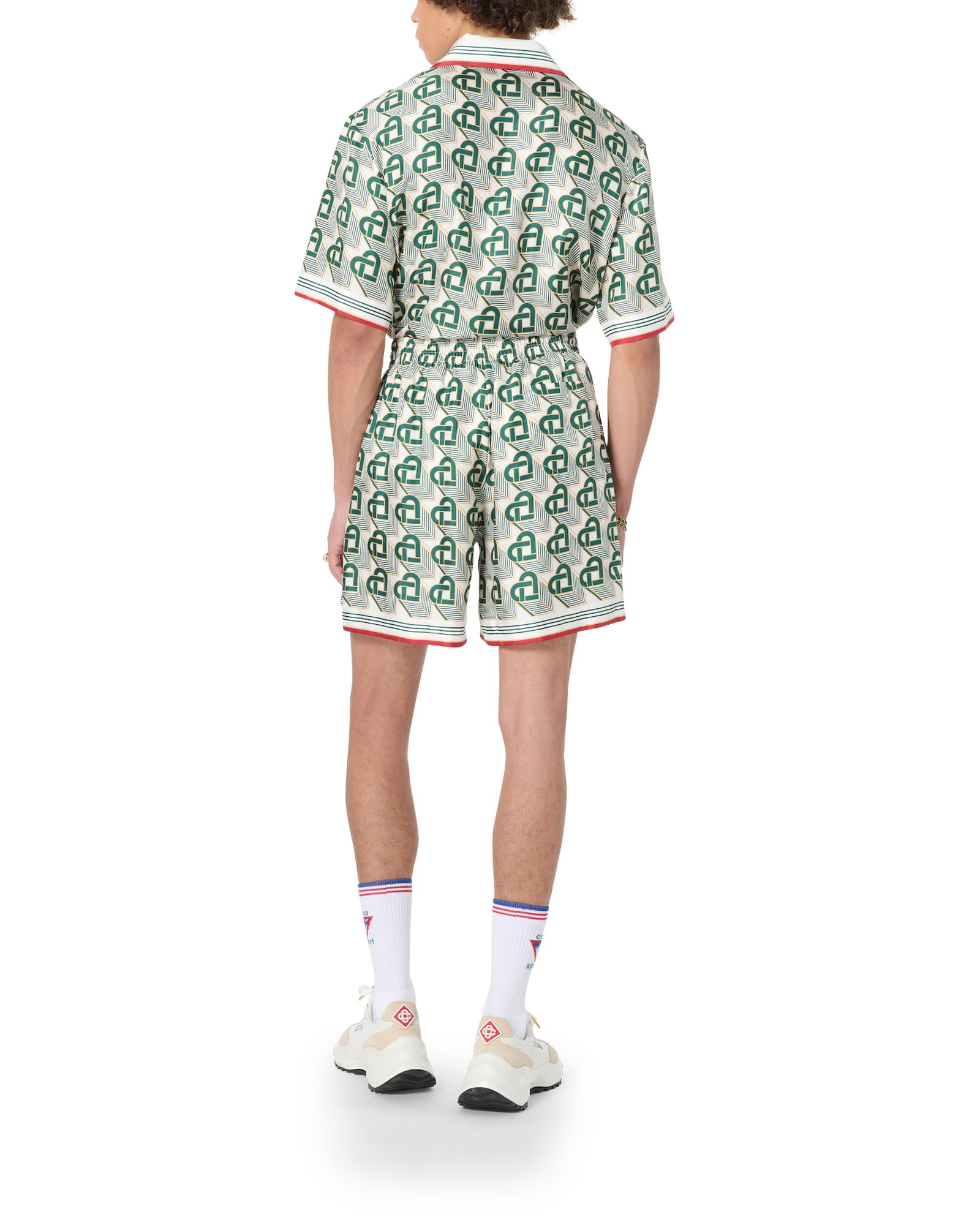 Heart Monogram Silk Shirt - Image 3