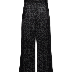 Heart Monogram Pyjama Silk Trousers