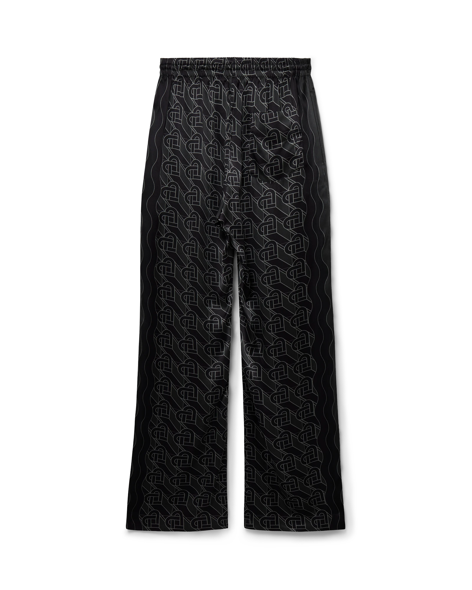 Heart Monogram Pyjama Silk Trousers - Image 4