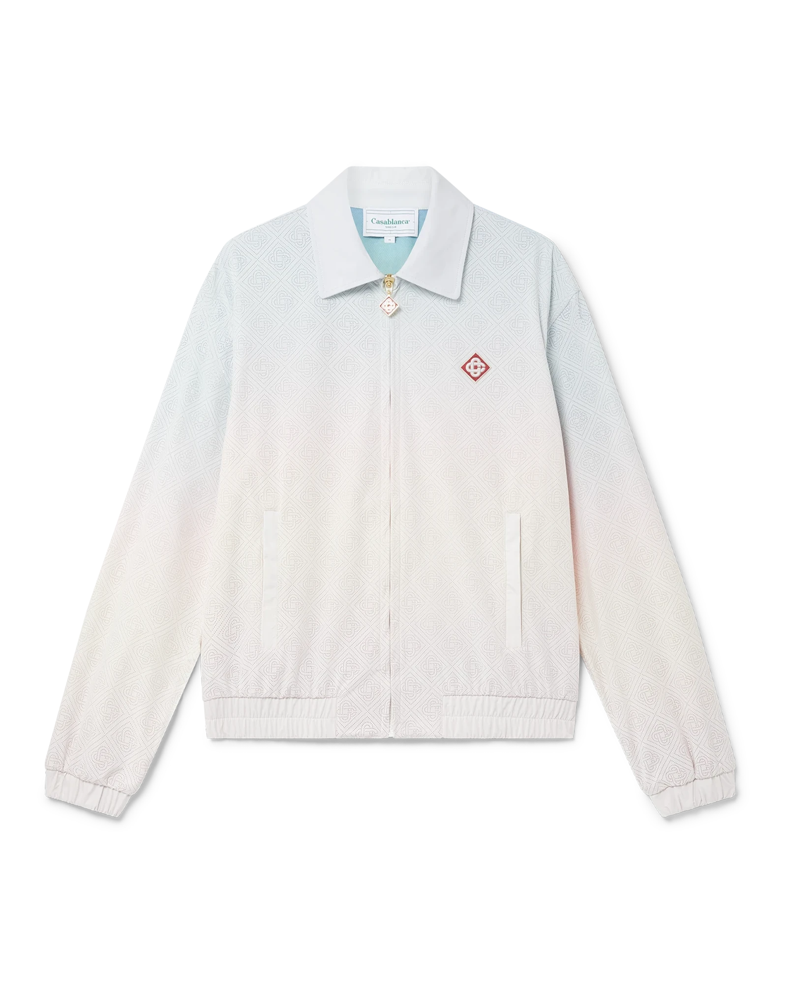 Gradient Laser Detail Track Jacket