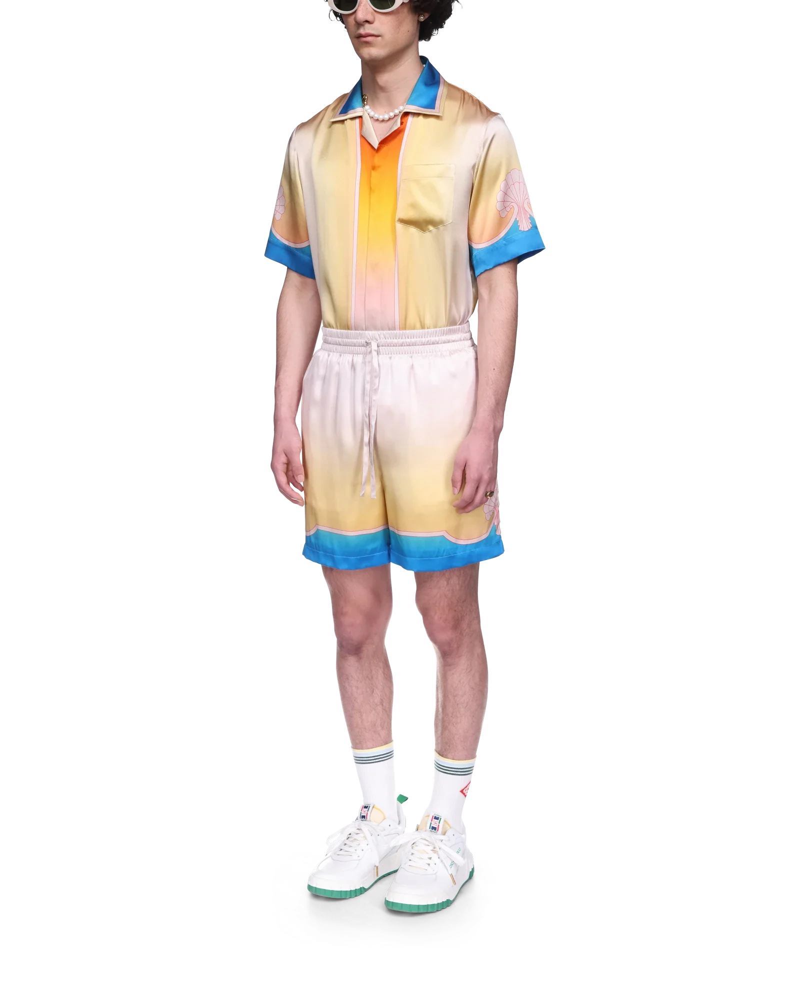 L'Arc Coloré Silk Shorts - Image 3