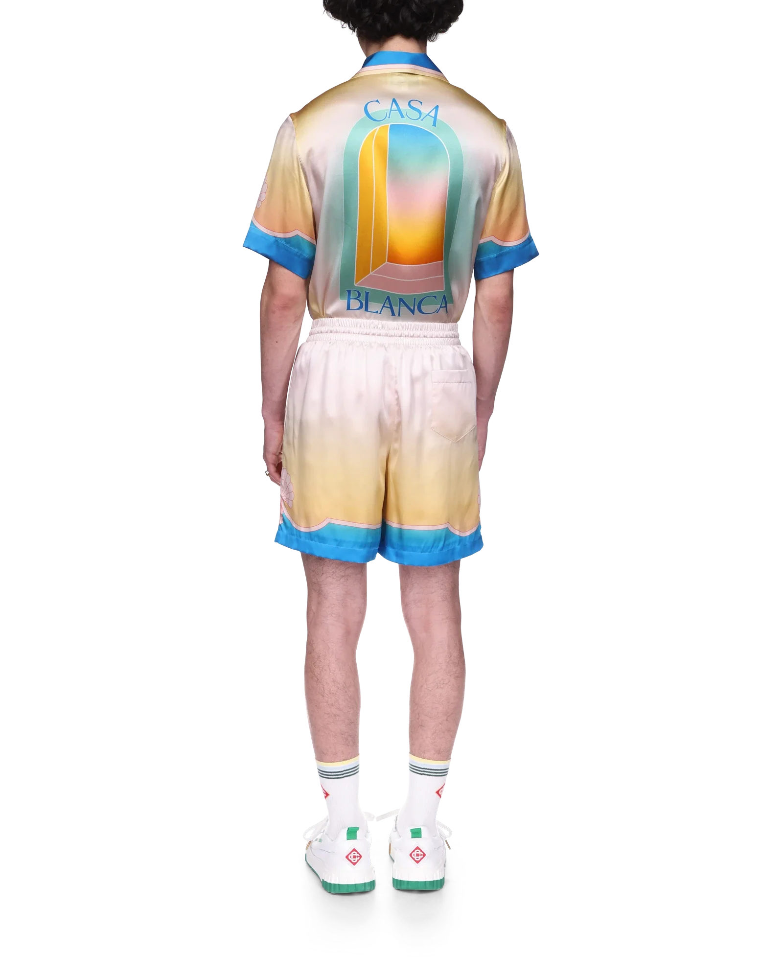 L'Arc Coloré Silk Shorts - Image 4