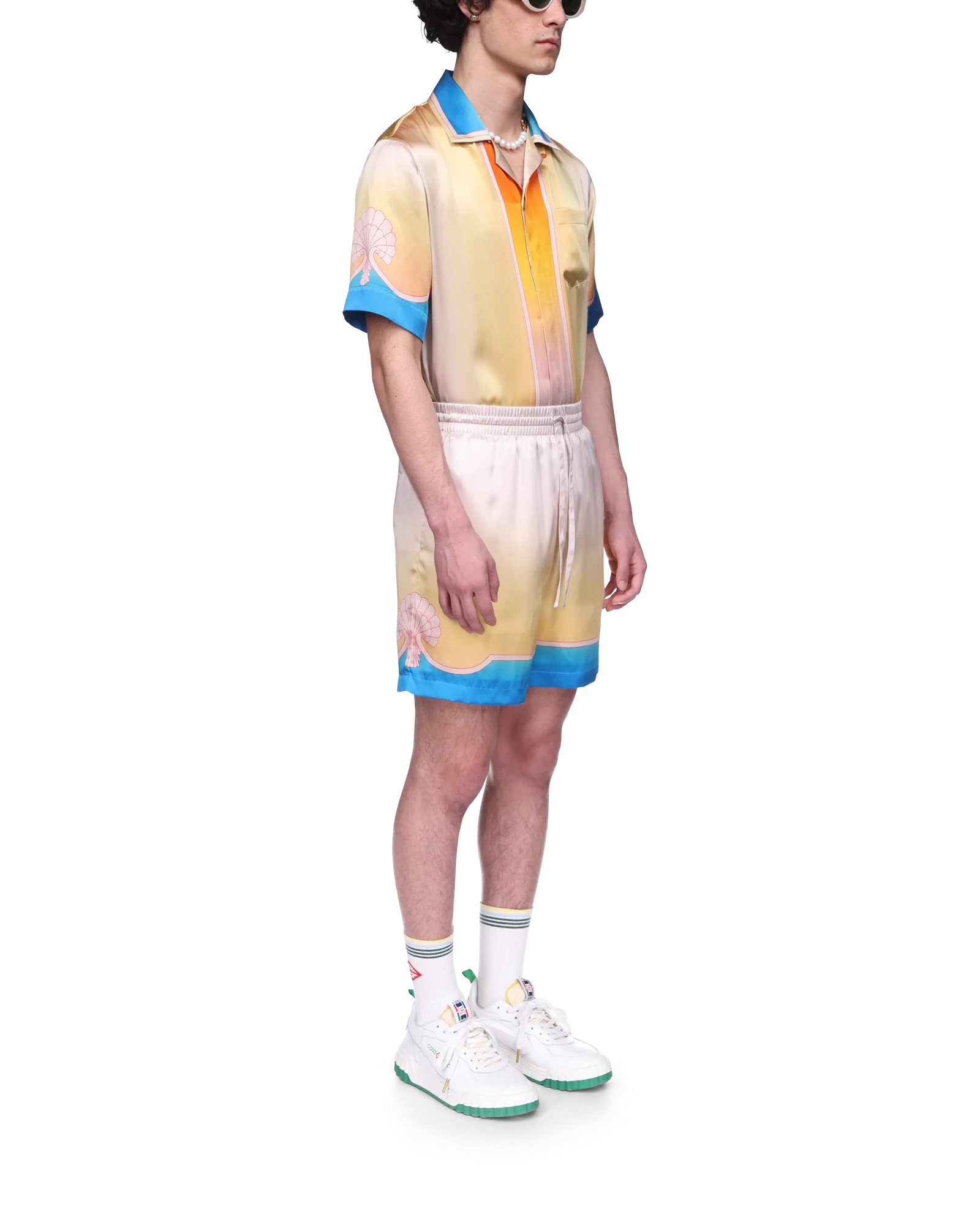L'Arc Coloré Silk Shorts - Image 5