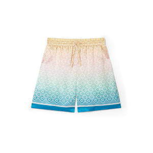 Gradient Monogram Silk Shorts