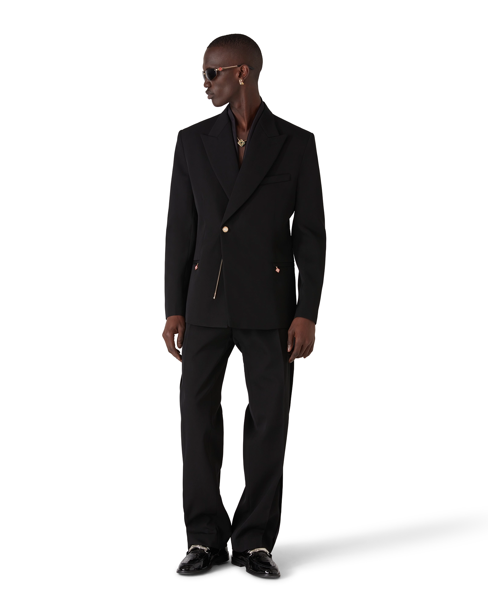 Wool Double Breasted Jacket - Image 2