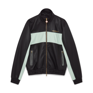 Leather Track Jacket