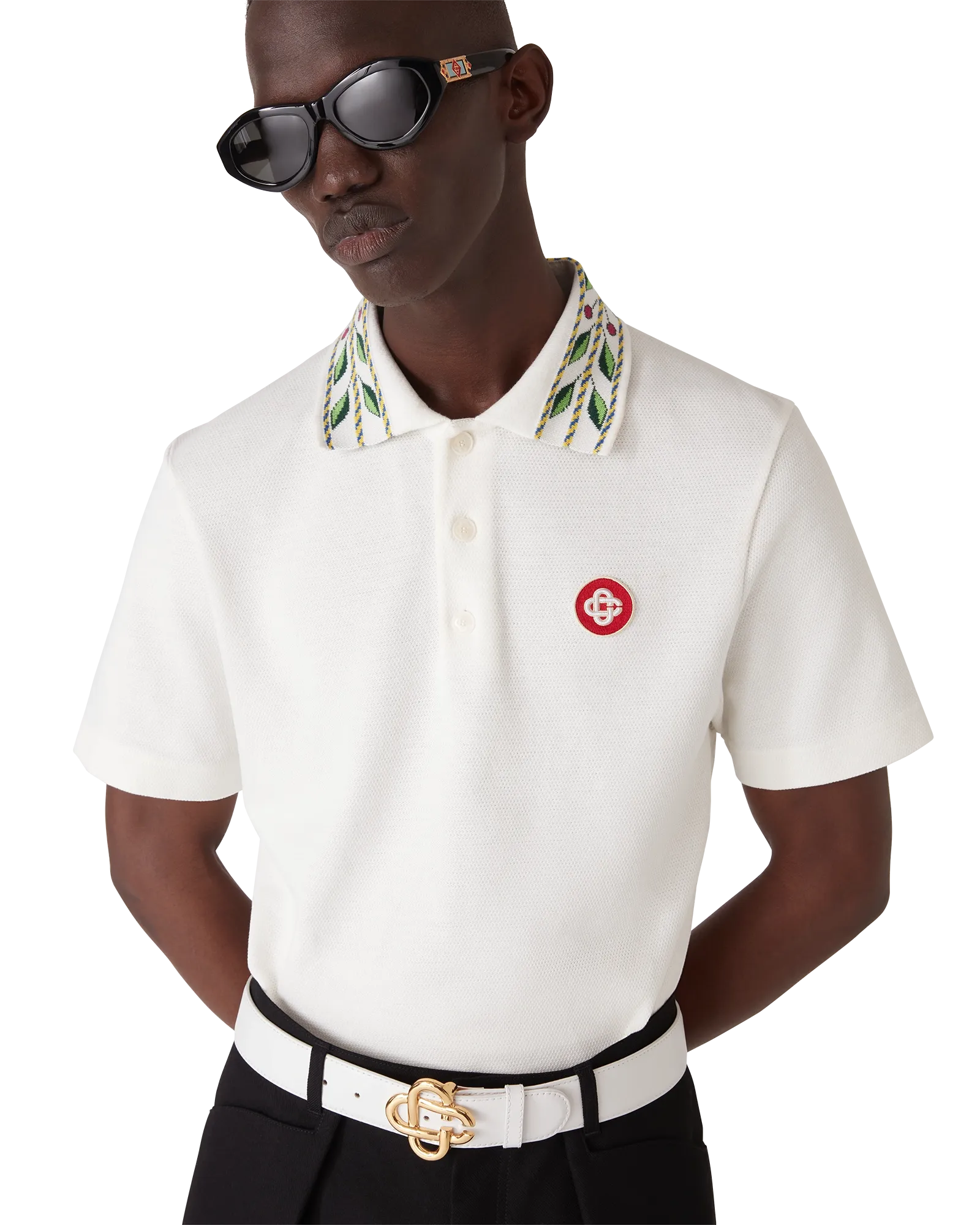 Laurel Pique Short Sleeve Polo Shirt - Image 4