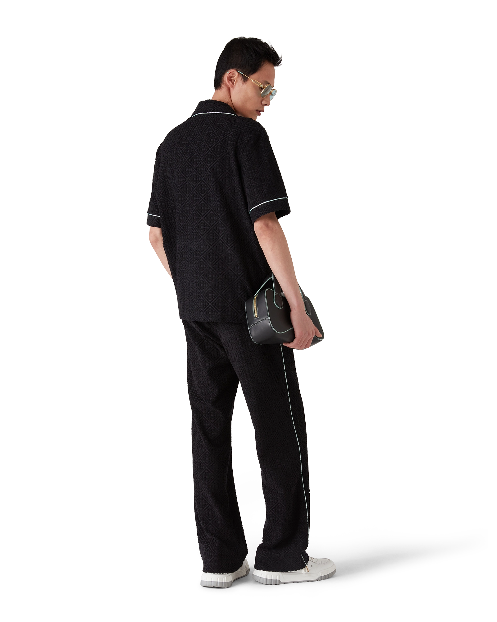Monogram Jacquard Towelling Trousers - Image 3