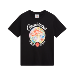 Mushroom Emblem Short Sleeve T-Shirt