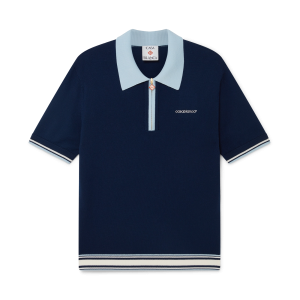 Merino Knit Tennis Polo Shirt