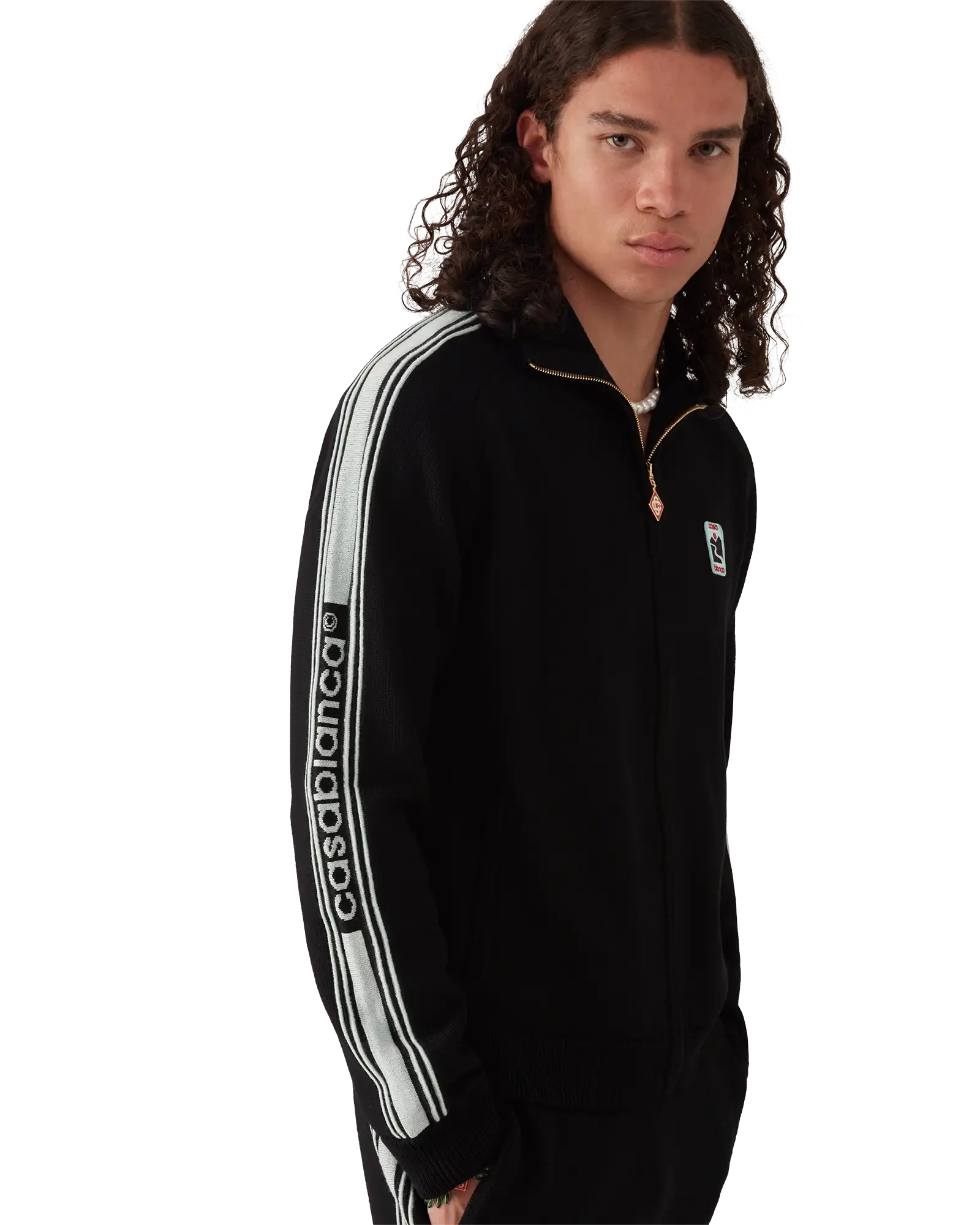 Merino Knit Track Jacket - Image 4