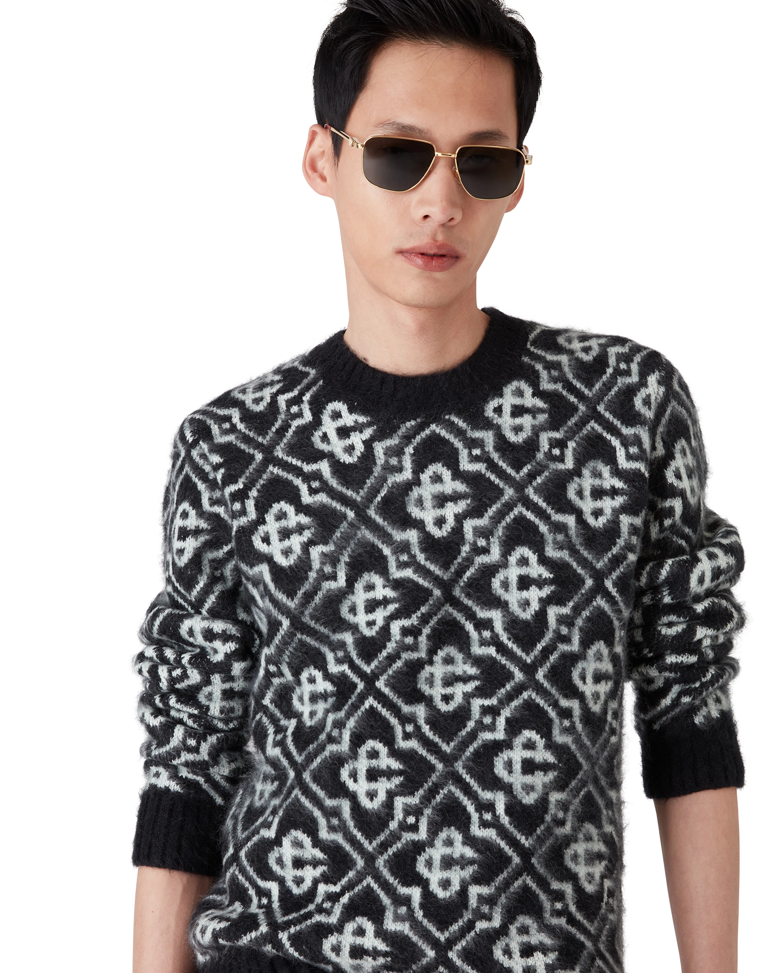 Mohair Monogram Jumper - Image 5