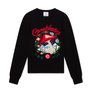 Cotton Embroidered Mushroom Jumper