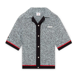 Cotton Mouliné Short Sleeve Shirt