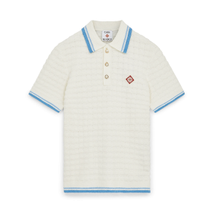 Cotton Boucle Polo Shirt