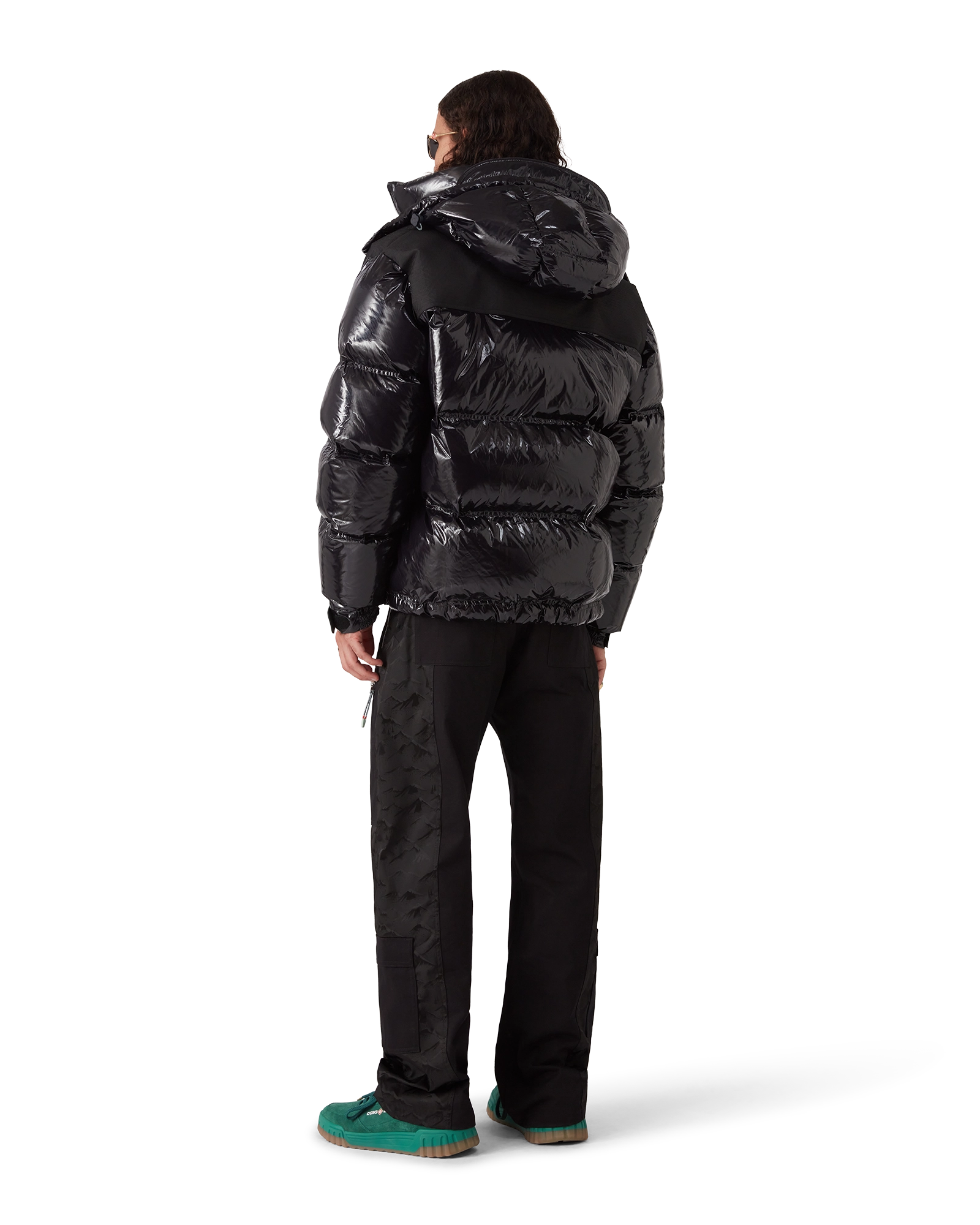 Nylon Puffer Down Jacket - Image 3