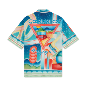 Galaxy Court Short Sleeve Silk Shirt