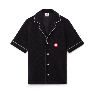 Monogram Jacquard Short Sleeve Towelling Shirt