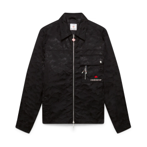 Nylon Mountain Short Sleeve Camo Zip Shirt
