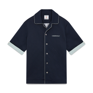 Monogram Jacquard Knit Short Sleeve Shirt