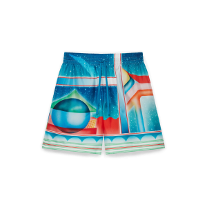 Galaxy Court Silk Shorts