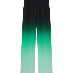 Gradient Ping Pong Jacquard Silk Trousers