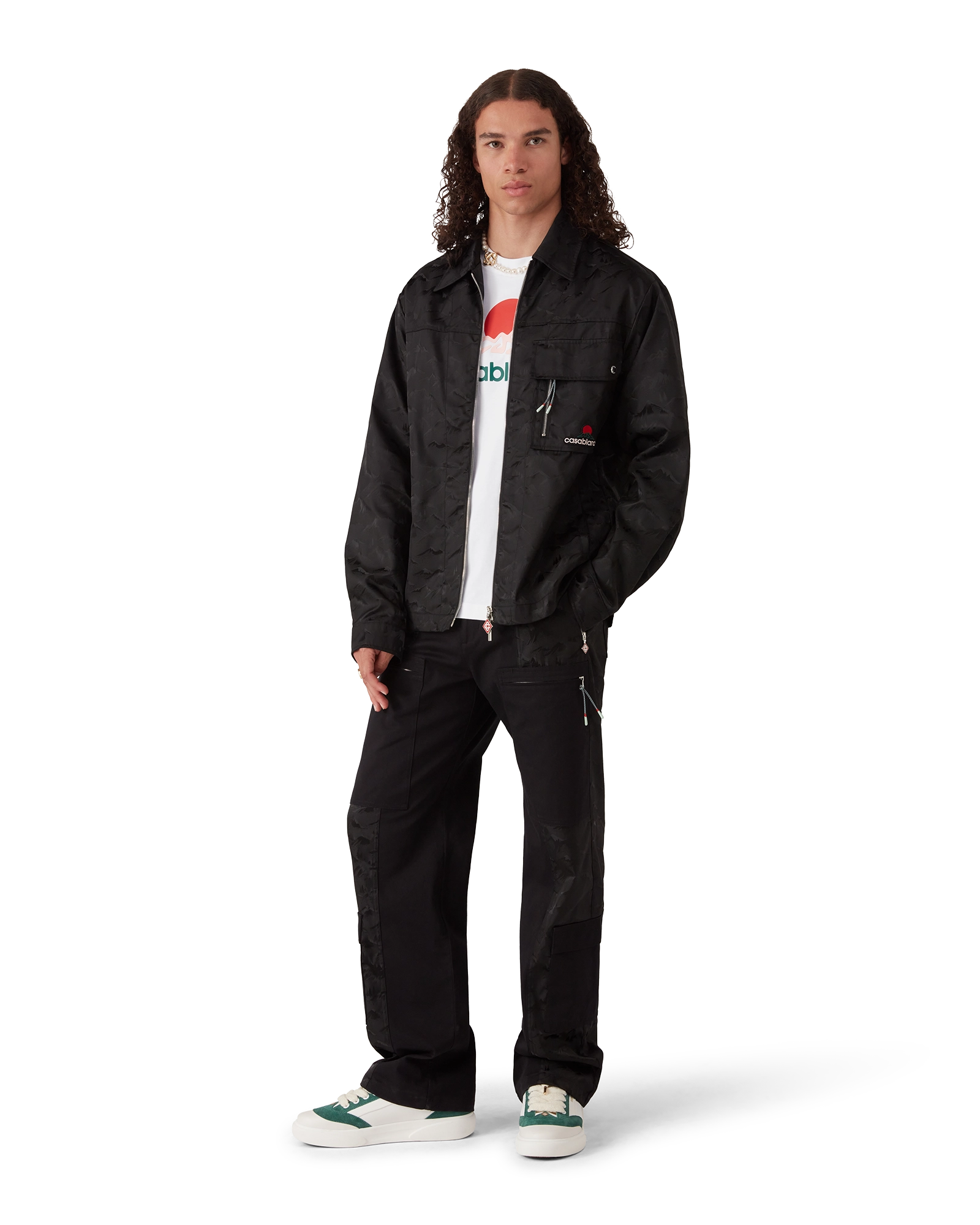 Nylon Mountain Camo Cargo Trousers - Image 2